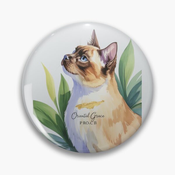 Item preview, Siamese Cat Watercolor Art designed and sold by JebliDesign.