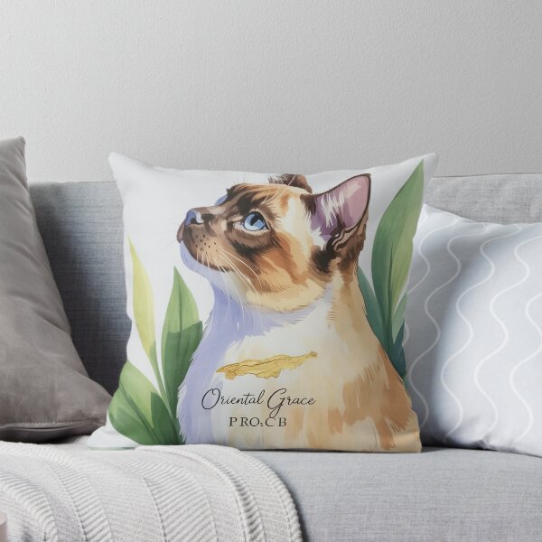 Item preview, Siamese Cat Watercolor Art designed and sold by JebliDesign.
