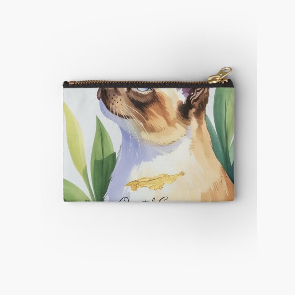Item preview, Siamese Cat Watercolor Art designed and sold by JebliDesign.