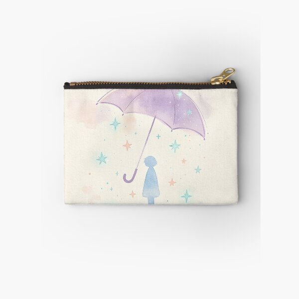 Item preview, Protected by Stars - Dreamy Pastel Watercolor Umbrella Art designed and sold by Chaos world.