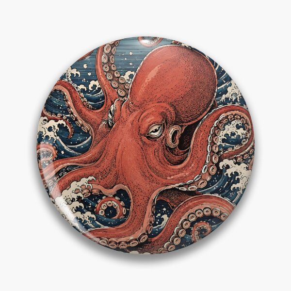 Item preview, Japanese Octopus Sticker designed and sold by AlaisMathieu.