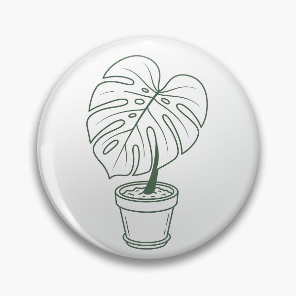 Item preview, Minimalist Monstera Plant Line Art designed and sold by Pixele.