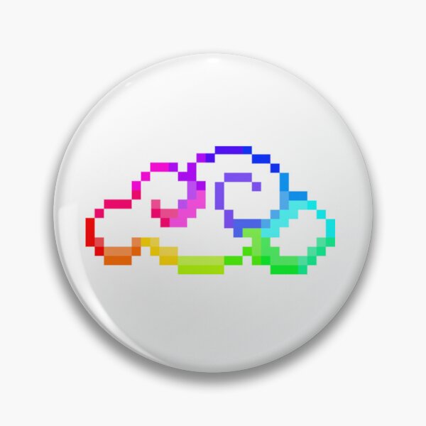 Item preview, Colorful Pixel Art Cloud Retro designed and sold by Urania1.