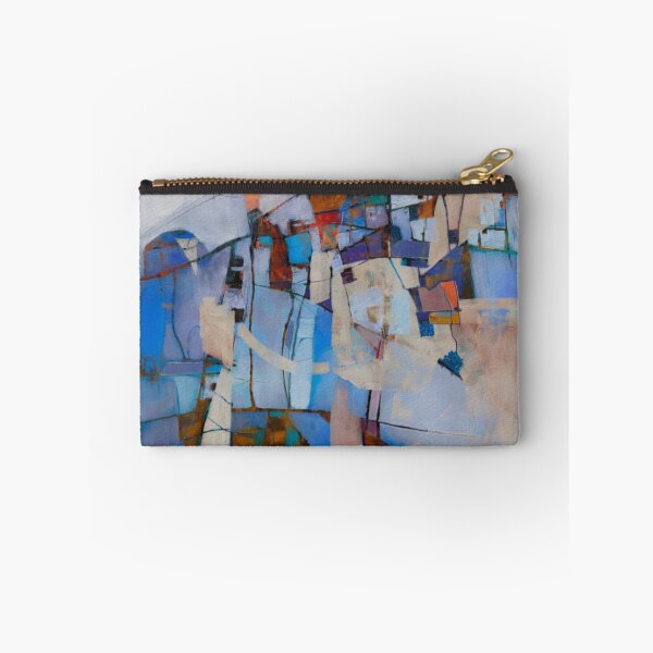 Item preview, Blue Medina Abstract Cityscape Art Painting designed and sold by NocturnalChroD.