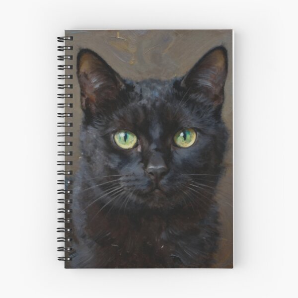 Item preview, Folk Art Black Cat Silhouette Illustration designed and sold by NocturnalChroD.