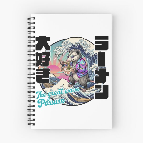 Item preview, Great ramen possum wave kanagawa the Great Wave designed and sold by LOVEARTDESIGN.
