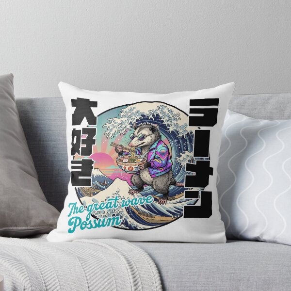 Artikelvorschau, Great Ramen Possum Wave Kanagawa Die Große Welle entworfen und verkauft von LOVEARTDESIGN.