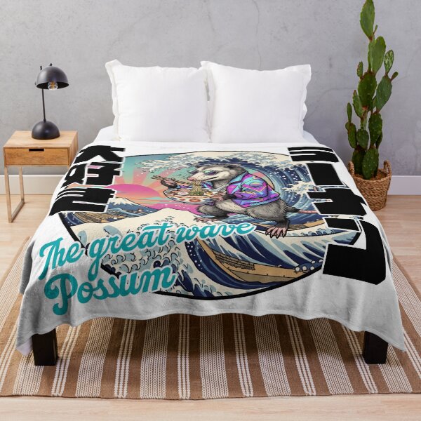 Item preview, Great ramen possum wave kanagawa the Great Wave designed and sold by LOVEARTDESIGN.