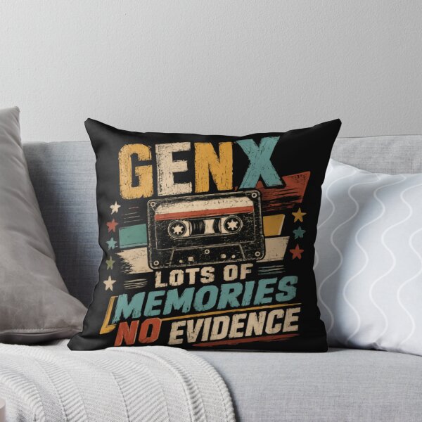 Item preview, Gen X Lots Of Memories No Evidence GenXer 80s 90s Nostalgia Cassette Retro designed and sold by SkeletonsDanger.