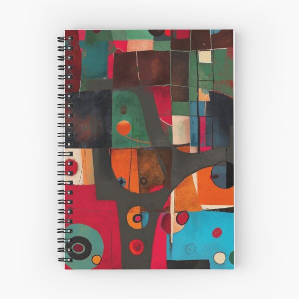 Item preview, Vibrant Maximalist Geometric Pattern Composition designed and sold by NocturnalChroD.