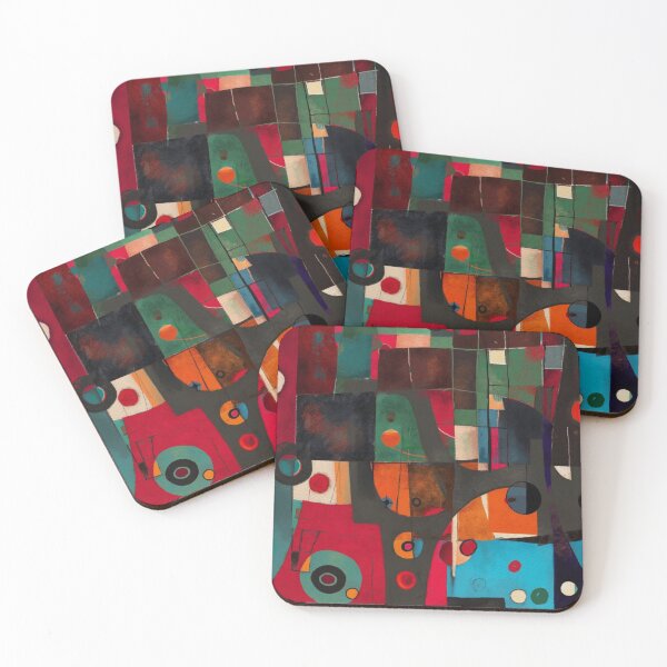 Item preview, Vibrant Maximalist Geometric Pattern Composition designed and sold by NocturnalChroD.