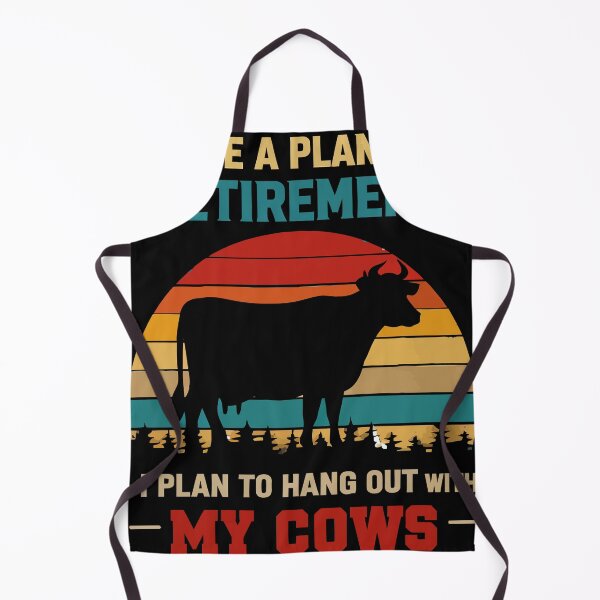 Item preview, Retirement Plan Hang Out With My Cows - Funny Floral Cow Art designed and sold by BendyBeasts.