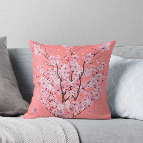 Item preview, Elegant Pink Cherry Blossom Floral Art. designed and sold by Jyoti-Quotes.