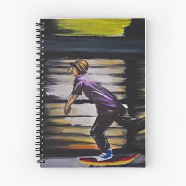 Item preview, High Contrast Action Skateboarder Street Art designed and sold by NocturnalChroD.