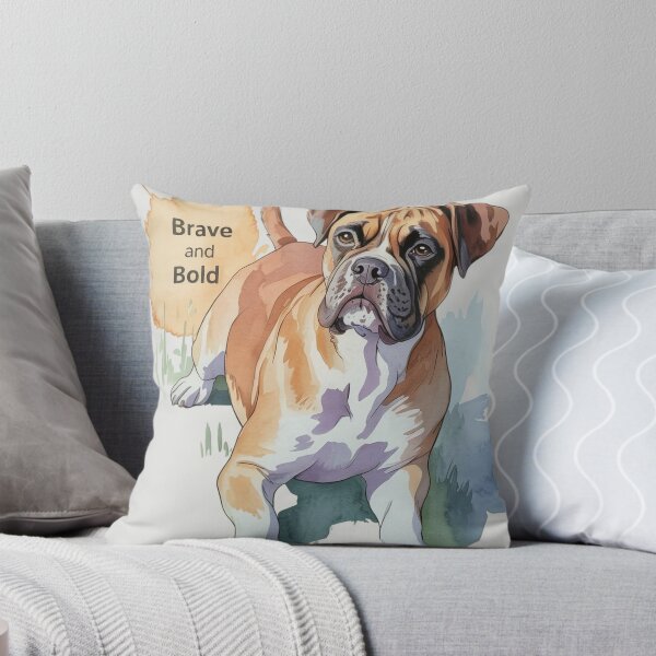 Item preview, Boxer Dog Watercolor Art designed and sold by JebliDesign.