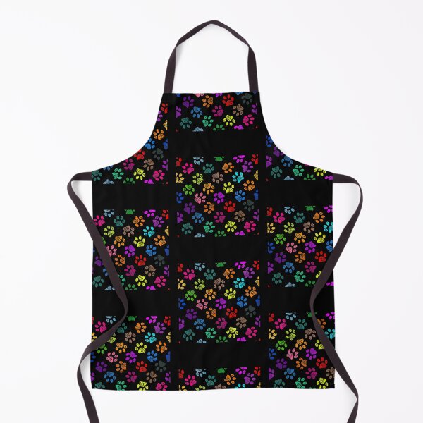 Item preview, Colorful Crayon Paw Print Seamless Pattern designed and sold by SoyLamderma.