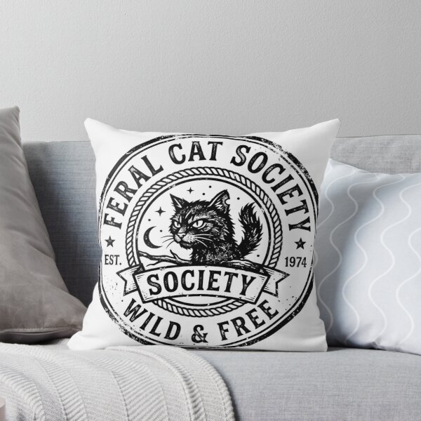 Item preview, Vintage Feral Cat Society Emblem designed and sold by Pixele.