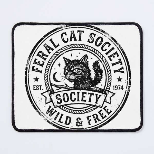 Item preview, Vintage Feral Cat Society Emblem designed and sold by Pixele.