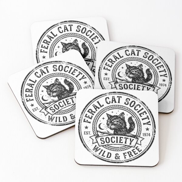 Item preview, Vintage Feral Cat Society Emblem designed and sold by Pixele.