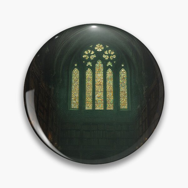Item preview, Moody Dark Academia Gothic Library Art designed and sold by StudioForge.