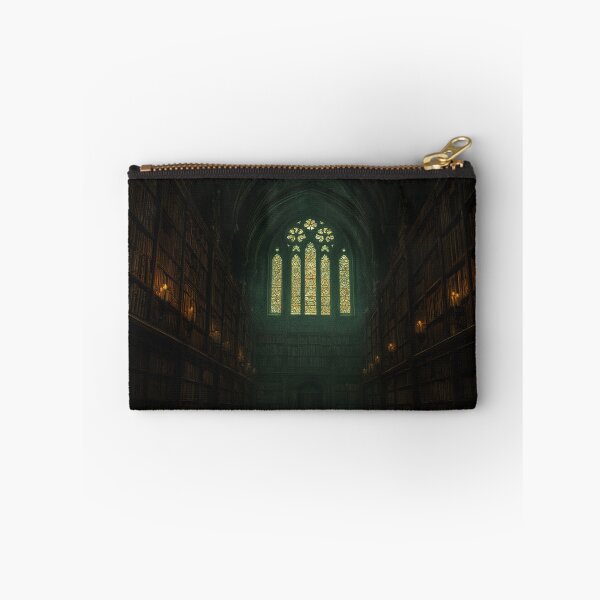 Item preview, Moody Dark Academia Gothic Library Art designed and sold by StudioForge.