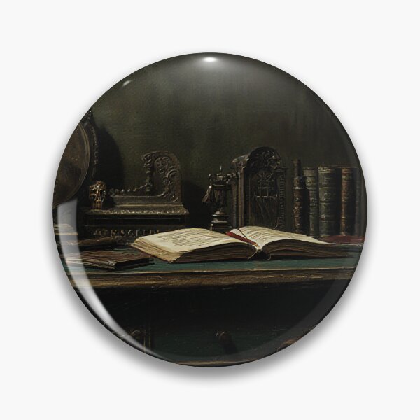 Item preview, Gothic Writing Desk Dark Academia Art designed and sold by StudioForge.