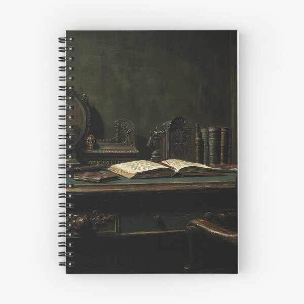 Item preview, Gothic Writing Desk Dark Academia Art designed and sold by StudioForge.