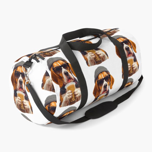 Item preview, Hipster Beagle Drinking Boba Tea | Cute Funny Dog Lover Design designed and sold by Fredster1966.
