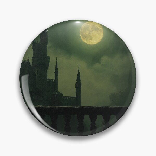 Item preview, Gothic Vampire Castle Under Full Moon designed and sold by StudioForge.