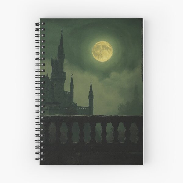 Item preview, Gothic Vampire Castle Under Full Moon designed and sold by StudioForge.