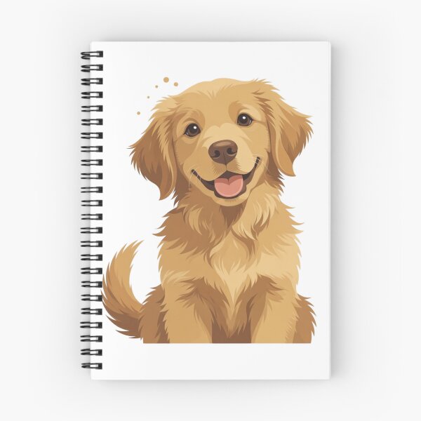 Item preview, Happy Golden Retriever Puppy designed and sold by Inkyaccessories.