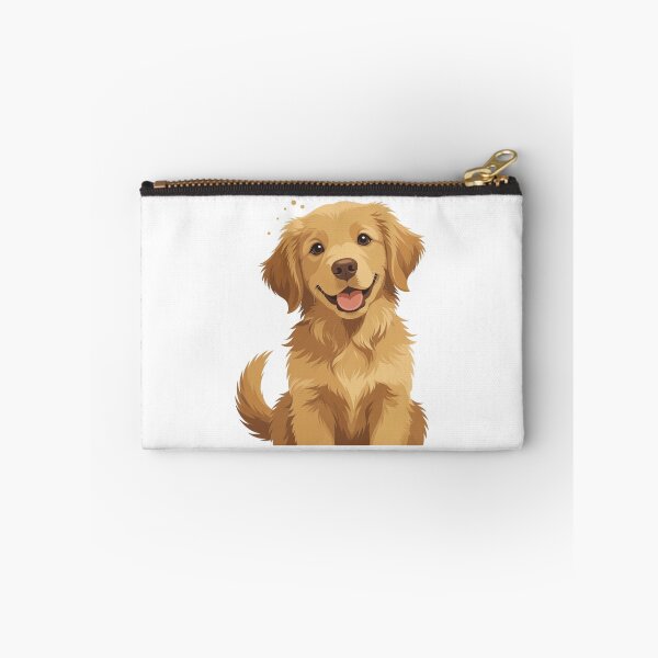 Item preview, Happy Golden Retriever Puppy designed and sold by Inkyaccessories.