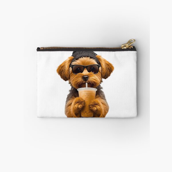 Item preview, Hipster Yorkipoo Drinking Boba Tea | Cute Yorkipoo Dog Lover Design designed and sold by Fredster1966.