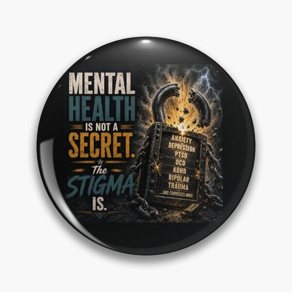 Item preview, Mental Health Awareness Break The Stigma designed and sold by WordsplusFabric.