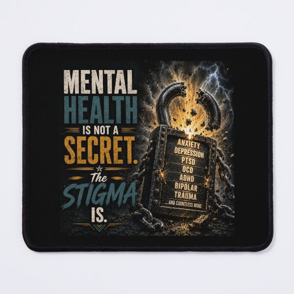 Item preview, Mental Health Awareness Break The Stigma designed and sold by WordsplusFabric.