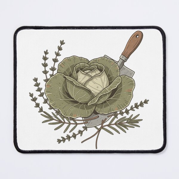 Item preview, Vintage Cabbage Garden Illustration designed and sold by printedthought.