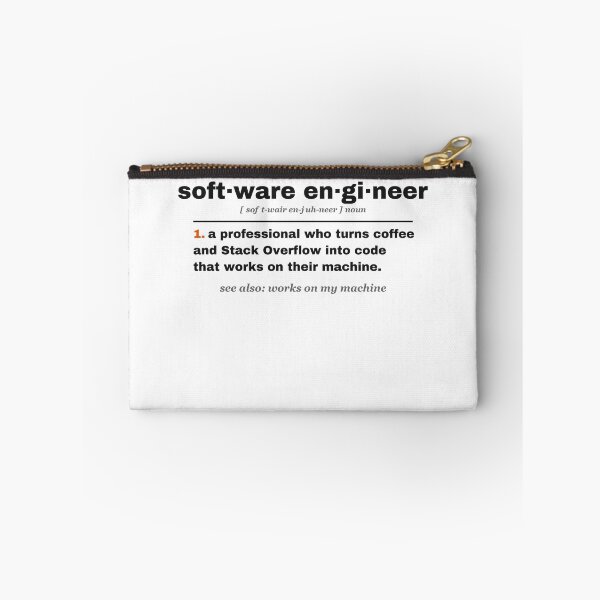 Item preview, Software Engineer Definition Funny Dictionary Programmer designed and sold by LGTM Supply.