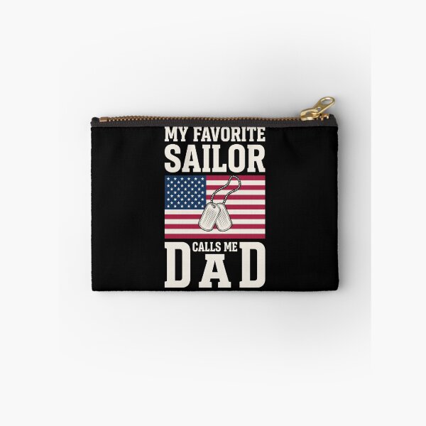 Item preview, My Favorite Sailor Calls Me Dad Navy Military Father American Patriot designed and sold by SofenArt.