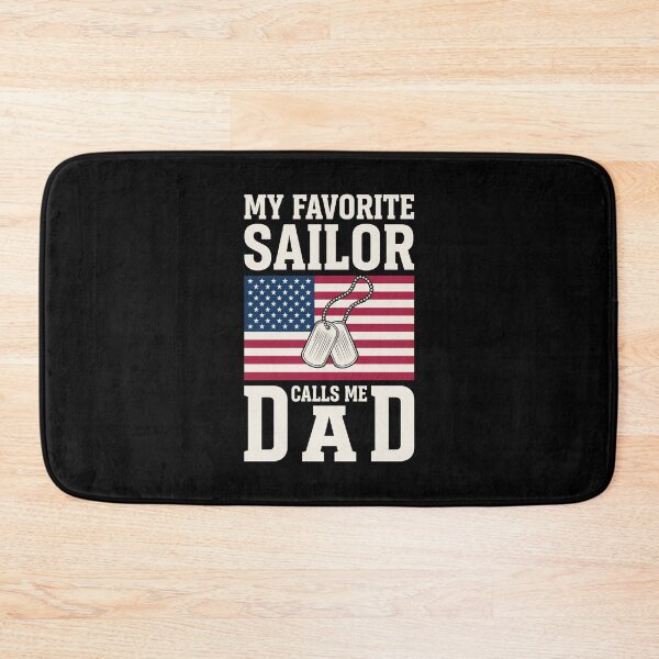 Item preview, My Favorite Sailor Calls Me Dad Navy Military Father American Patriot designed and sold by SofenArt.