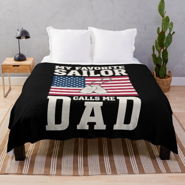 Item preview, My Favorite Sailor Calls Me Dad Navy Military Father American Patriot designed and sold by SofenArt.