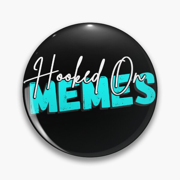 Item preview, Hooked On Memes Distressed Blue Y2K Graphic designed and sold by AXENT Designs.