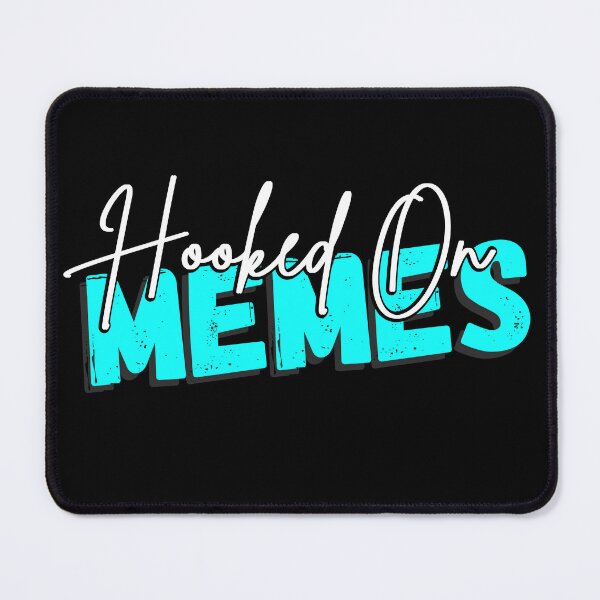 Item preview, Hooked On Memes Distressed Blue Y2K Graphic designed and sold by AXENT Designs.