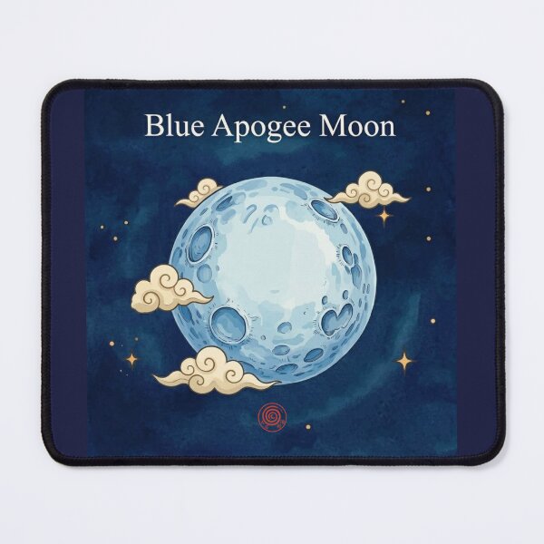 Item preview, Blue Apogee Moon: so far away and bright. designed and sold by DianaAlunaImage.