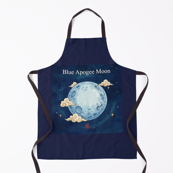 Item preview, Blue Apogee Moon: so far away and bright. designed and sold by DianaAlunaImage.