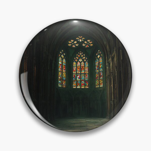 Item preview, Gothic Cathedral Hallway Dark Academia Art designed and sold by StudioForge.