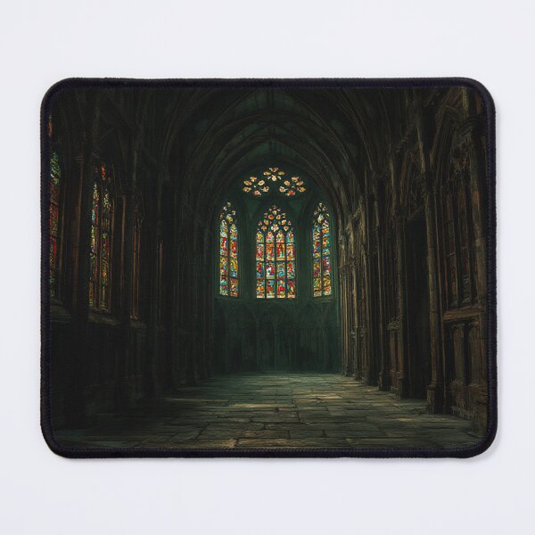 Item preview, Gothic Cathedral Hallway Dark Academia Art designed and sold by StudioForge.