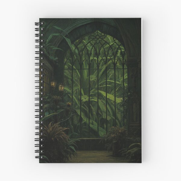 Item preview, Gothic Overgrown Greenhouse Aesthetic Art designed and sold by StudioForge.