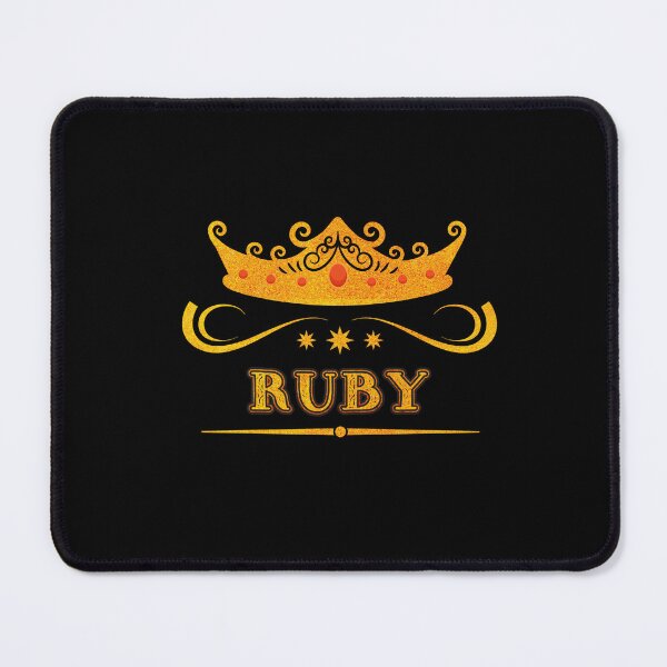 Item preview, Ruby Personalized Name With Crown - Cool & Custom Gift for Girls, Teens designed and sold by Oussinc.