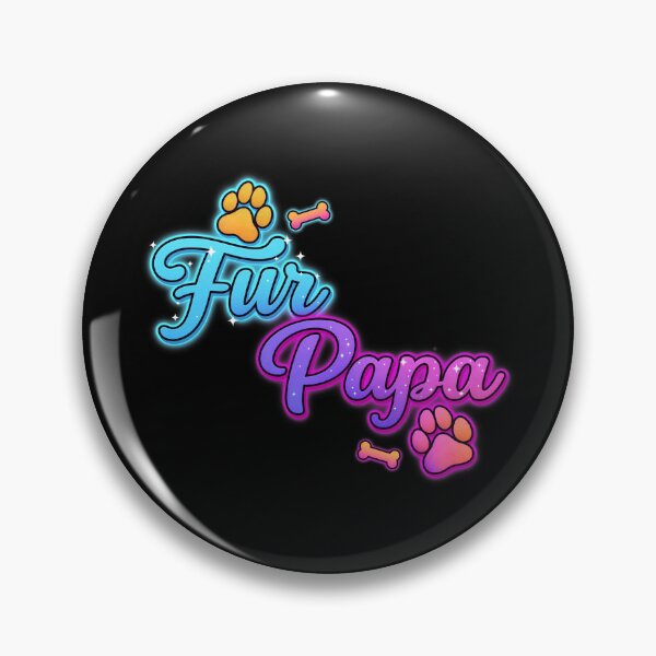 Item preview, Colorful Fur Papa Paw Print Design designed and sold by SoyLamderma.