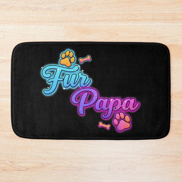 Item preview, Colorful Fur Papa Paw Print Design designed and sold by SoyLamderma.